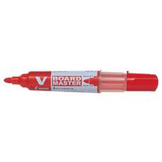 Whiteboard marker rosu, varf 3,0 mm, V Board Master Begreen Pilot