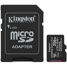 Card de memorie SDXC 256GB, Class 10 cu adaptor SD, Canvas Select Plus Gen3 Kingston