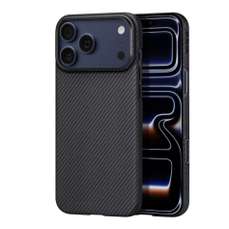 Husa de protectie pentru iPhone 17 Pro, MagSafe, 600D, Ultra-Slim, negru/gri, MagEZ 7 Pro Pitaka