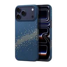 Husa de protectie pentru iPhone 17 Pro Max, MagEz 7, Ultra-Slim, Milky Way Galaxy, StarPeak Pitaka KI1701MPM