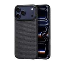 Husa de protectie pentru iPhone 17 Pro Max, Ultra-Slim, MagEZ 7 600D, negru/gri, Pitaka KI1701BPM