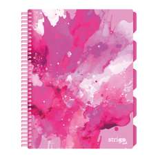 Caiet cu spira A4, 100file, matematica, 5 separatoare, Project Book Fusion, Strigo Pads, PADS002