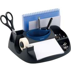 Suport accesorii birou, negru/albastru, Maxi Office Maped