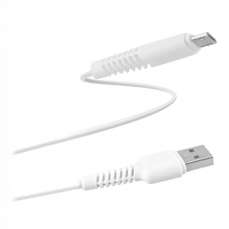 Cablu de date USB / microUSB, 1m, alb, CBMUSB1WH TnB