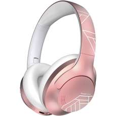 Casti on-ear cu microfon incorporat, fara fir, P3 Rose / Gold, PowerLocus