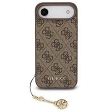 Husa de protectie pentru iPhone Air, maro, 4G Charm Tone on Tone, Guess