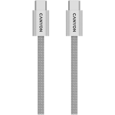 Cablu de date USB-C / USB-C, 1m, 60W, gri, magnetic, CCMG60 Canyon