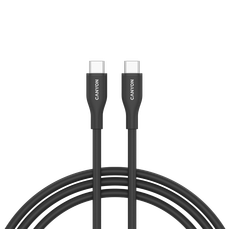 Cablu de date USB-C / USB-C, 1m, 60W, negru, silicon, CC60SC10 Canyon
