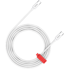 Cablu de date USB-C / USB-C, 1.2m, 60W, alb, CC60AB Canyon