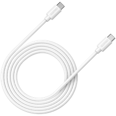 Cablu de date USB-C / USB-C, 1.2m, 100W, alb, C-9 Canyon