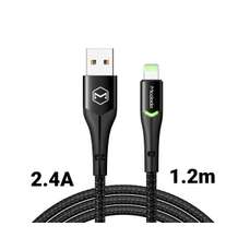 Cablu de date USB la Lightning, Magnificence Series Black, 1,2m, Mcdodo