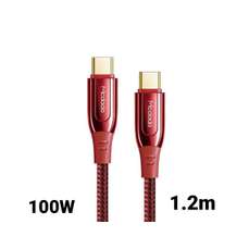 Cablu de date USB-C / USB-C, 1.2m, 100W, rosu, Super Charge, Mcdodo