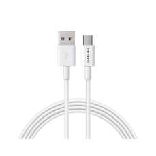 Cablu de date USB / USB-C, 1m, 5A, alb, Element Series White, Mcdodo