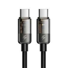 Cablu de date USB-C / USB-C, 1,2m, 100W, negru, Fast Charging, Mcdodo