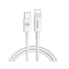 Cablu de date USB-C / Lightning, 1m, alb, Element Series White, Mcdodo