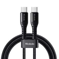 Cablu de date USB-C / USB-C, 1m, negru, 60W, Mcdodo