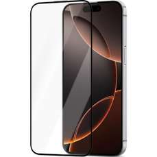 Folie sticla cu aplicator inclus Dun Series Dustproof iPhone 16 Pro Max Negru, Comma