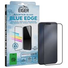 Folie sticla Anti-Blue Light Edge GRS Mountain Blue iPhone 17 / iPhone 17 Pro / 16 Pro, Eiger
