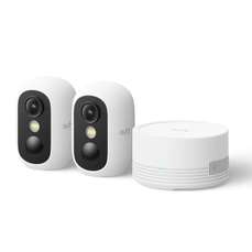 Kit supraveghere cu 2 camere video Full HD si Homebase Mini, IP67, color night vision, C35 eufyCam