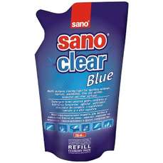 Rezerva detergent geamuri, oglinzi, obiecte din ceramica, portelan, 750ml, Clear Blue Sano
