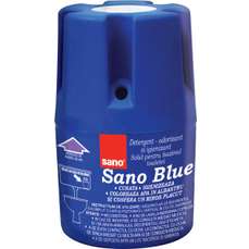 Odorizant solid pentru bazinul toaletei, 150g, Blue Sano