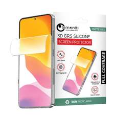 Folie silicon 3D GRS Matte iPhone 16, Lemontti