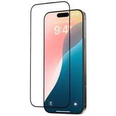 Folie sticla Star Series Full Screen Entire View iPhone 16, negru, Devia