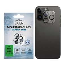 Folie sticla Camera 3D Mountain Glass GRS iPhone 16 Pro / 16 Pro Max, Clear, Eiger