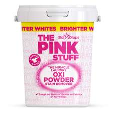 Pudra pentru indepartarea petelor, 1kg, rufe albe, The Pink Stuff