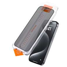Folie sticla privacy cu kit de instalare Easy Auto-Align iPhone 16 Plus, Mcdodo