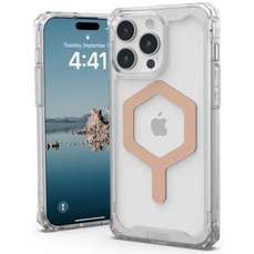 Husa de protectie pentru iPhone 15 Pro Max, Ice Rose Gold, Plyo MagSafe Series, UAG