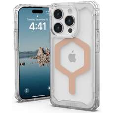 Husa de protectie pentru iPhone 15 Pro, Ice Rose Gold, Plyo MagSafe Series, UAG