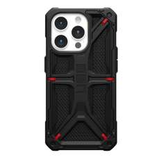 Husa de protectie pentru iPhone 15 Pro, Kevlar Black, Monarch Series, UAG
