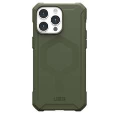 Husa de protectie pentru iPhone 15 Pro, Olive Drab, Essential Armor Magsafe, UAG