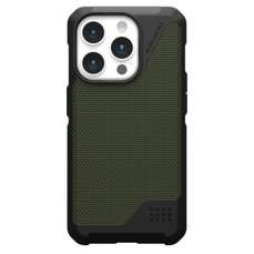 Husa de protectie pentru iPhone 15 Pro, Kevlar Olive, Metropolis LT Magsafe, UAG
