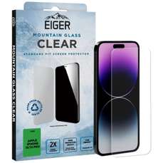 Folie sticla Mountain Glass GRS iPhone 15 / 15 Pro, Clear, Eiger