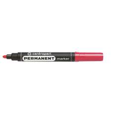 Permanent marker rosu, varf 2,5 mm, Centropen 8566