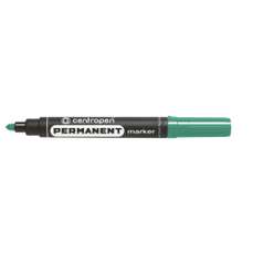 Permanent marker verde, varf 2,5 mm, Centropen 8566