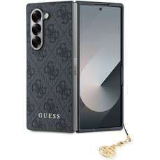 Husa de protectie pentru Samsung Galaxy Z Fold 6, gri, 4G Charms, Guess