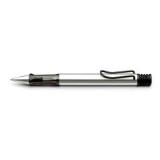 Pix retractabil, negru, corp whitesilver 225, varf 0,7mm, AL-star Lamy 1636522