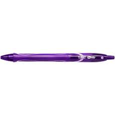 Pix semigel retractabil, mov, varf 0,7mm, Quick-Dry, Gelocity Bic