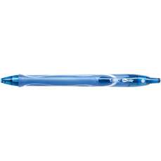 Pix semigel retractabil, turcoaz, varf 0,7mm, Quick-Dry, Gelocity Bic