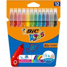 Carioca 12 culori/set, ultralavabile, Kid Couleur, BC920293 BIC