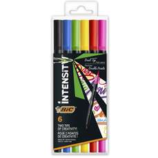 Carioca 6 culori/set, 2 varfuri, Intensity Intense, BC989694 BIC