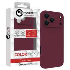 Husa de protectie pentru iPhone 17 Pro Max, visiniu, Silicon Soft Slim Magsafe, Lemontti