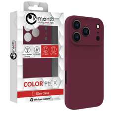Husa de protectie pentru iPhone 17 Pro, visiniu, Silicon Soft Slim Magsafe, Lemontti
