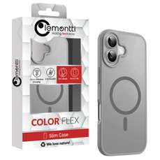 Husa de protectie pentru iPhone 17, gri, EliteGuard Magsafe, Lemontti