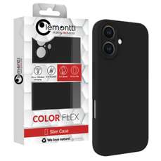 Husa de protectie pentru iPhone 17, negru, Silicon Soft Slim Magsafe, Lemontti