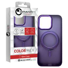 Husa de protectie pentru iPhone 16 Pro Max, cu suport, mov, Shield MagSafe Lemontti