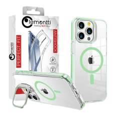 Husa de protectie pentru iPhone 16 Pro Max, verde, Tough MagSafe Lemontti